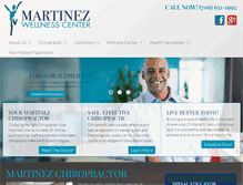 Tablet Screenshot of martinezwellnesscenter.com